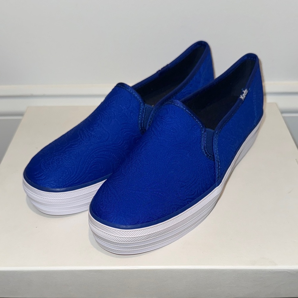 Keds Blue Slip-On Sneakers